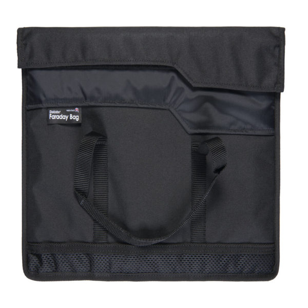 faraday bag with a laptop inside