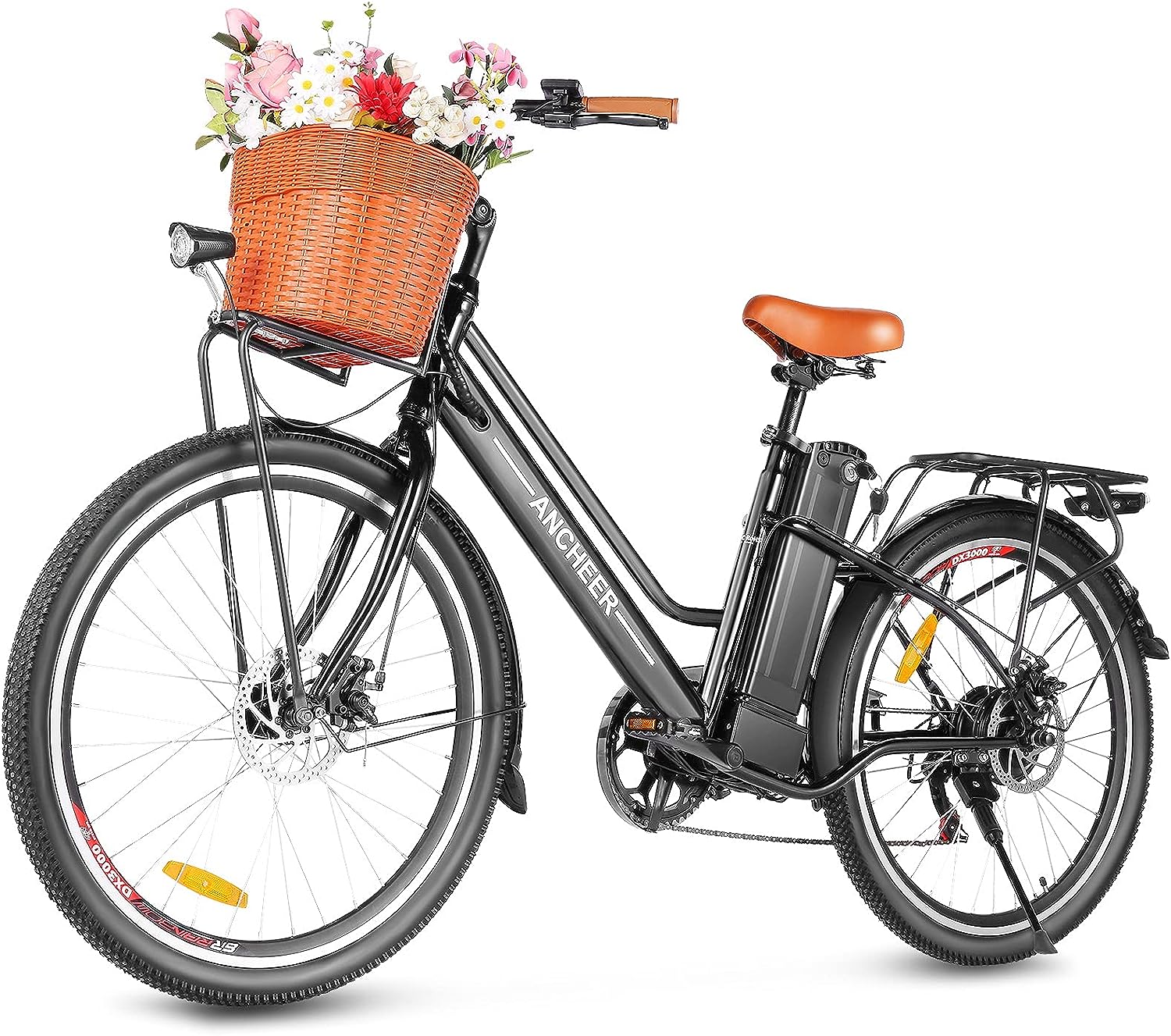 selection of commuter e-bikes in different colors and styles