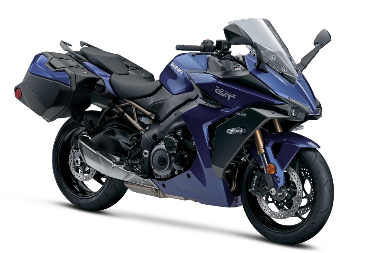 selection of sport touring bikes in different colors and styles